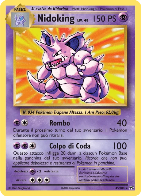 Nidoking – Reverse Holo
