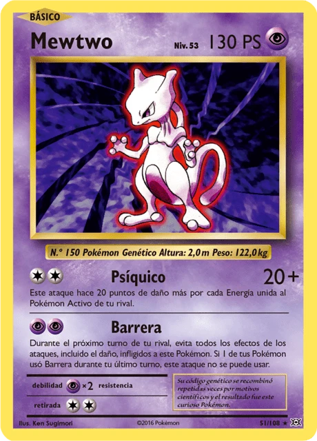 Mewtwo – Reverse Holo