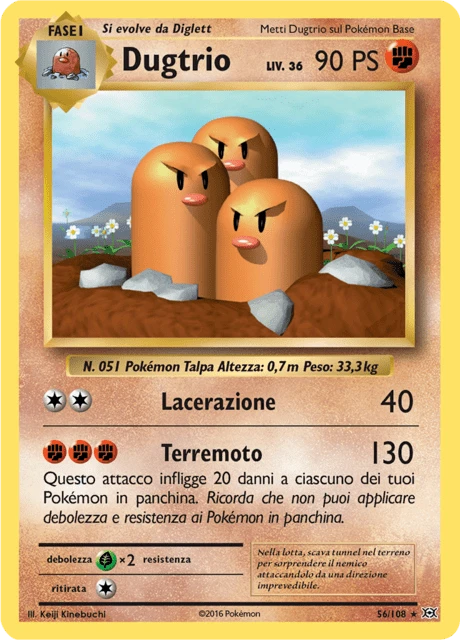 Dugtrio – Reverse Holo