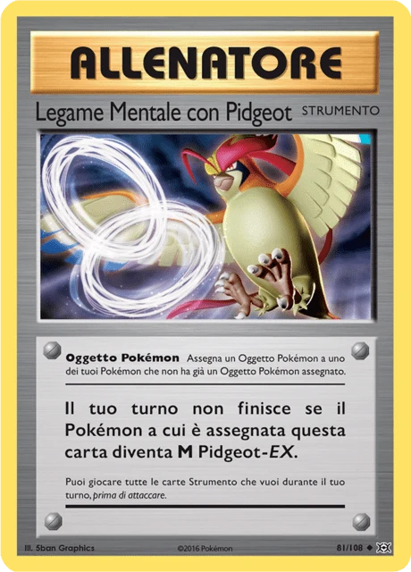 Legame Mentale con Pidgeot – Reverse Holo