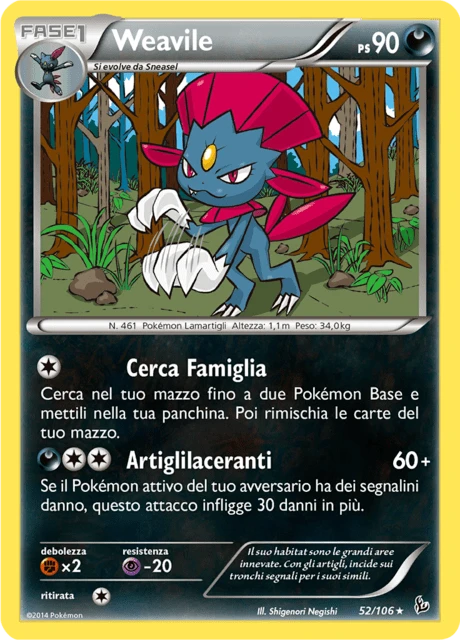 Weavile – Reverse Holo