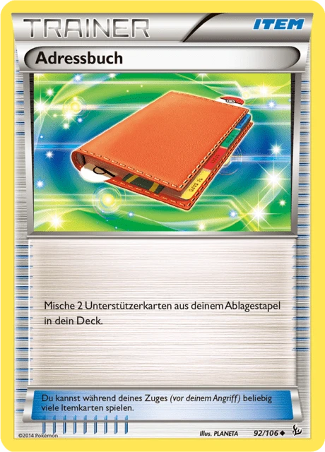 Adressbuch – Reverse Holo