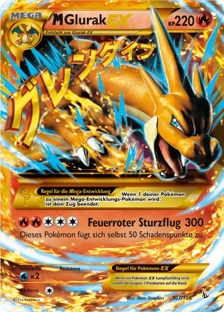 M-Glurak-EX – Holo