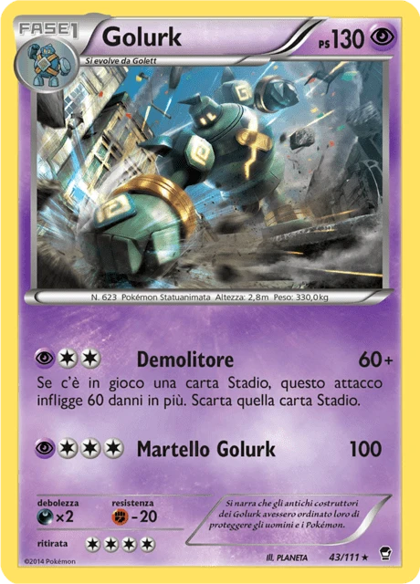 Golurk – Reverse Holo