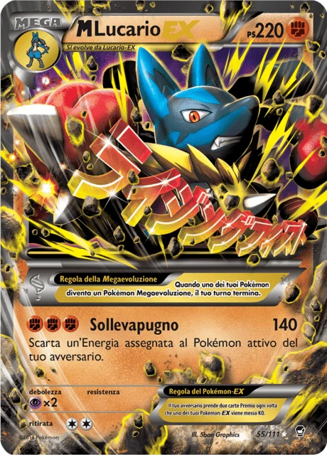 M Lucario-EX – Holo