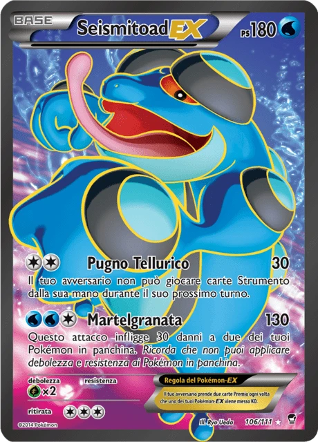 Seismitoad-EX – Holo
