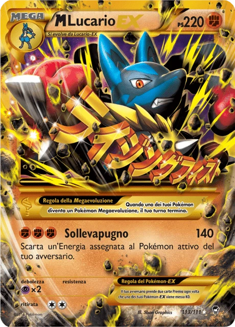 M Lucario-EX – Holo