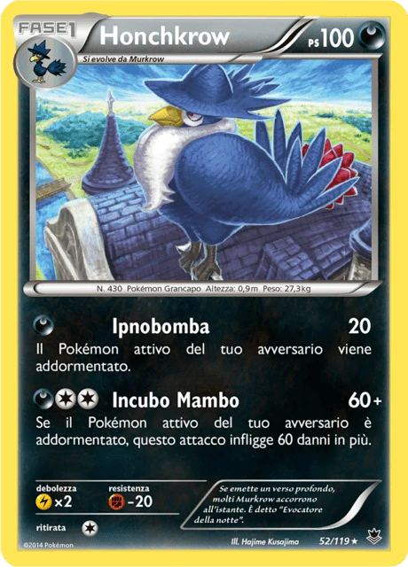 Honchkrow – Reverse Holo