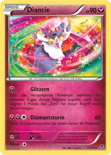 Diancie – Reverse Holo