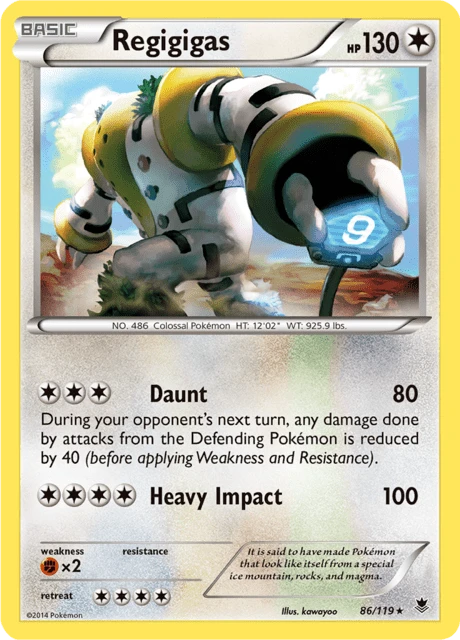 Regigigas – Reverse Holo