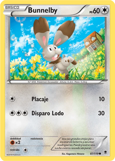 Bunnelby – Reverse Holo