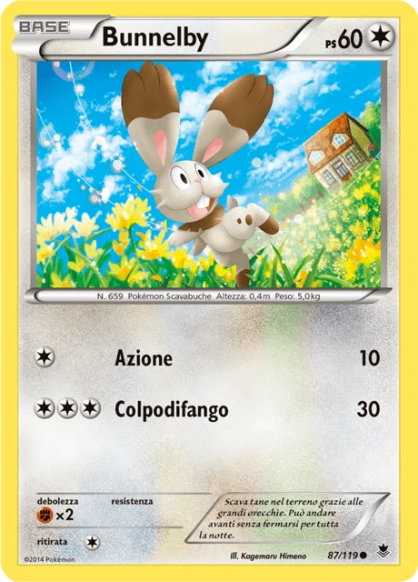 Bunnelby – Reverse Holo