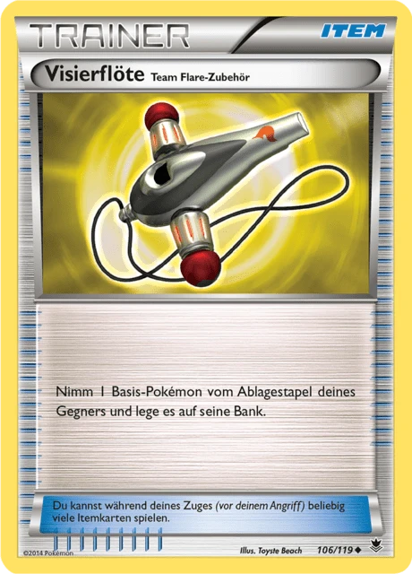 Visierflöte – Normal