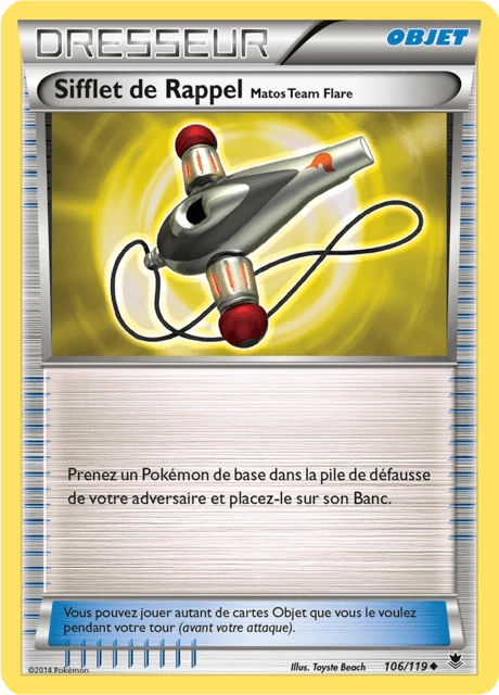 Sifflet de Rappel – Reverse Holo