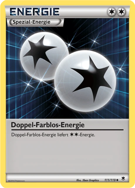 Doppel-Farblos-Energie – Normal
