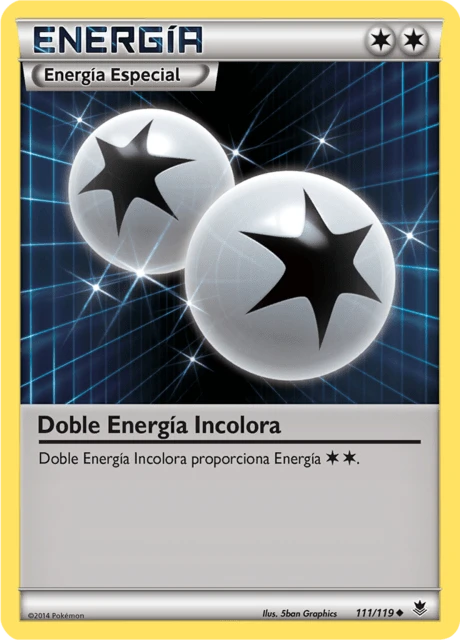 Doble Energía Incolora – Reverse Holo