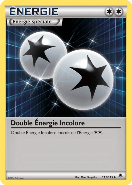 Double Énergie Incolore – Normal