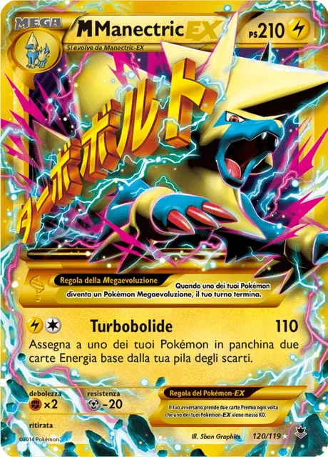 M Manectric-EX – Holo