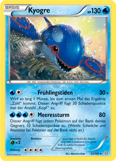 Kyogre – Reverse Holo