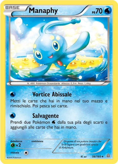Manaphy – Reverse Holo