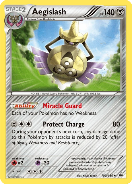 Aegislash – Reverse Holo