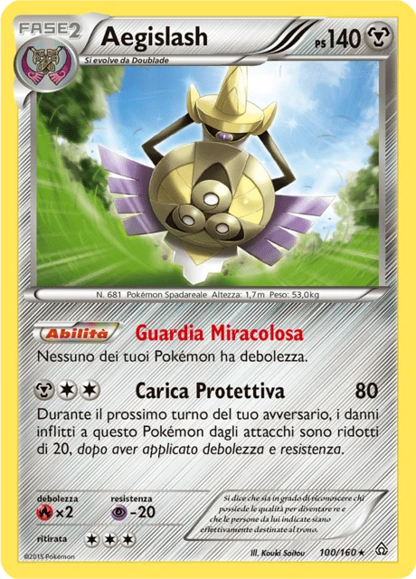 Aegislash – Reverse Holo