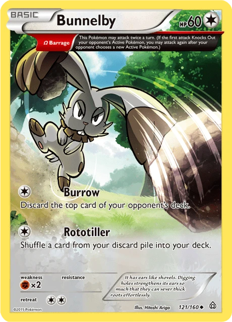 Bunnelby – Reverse Holo