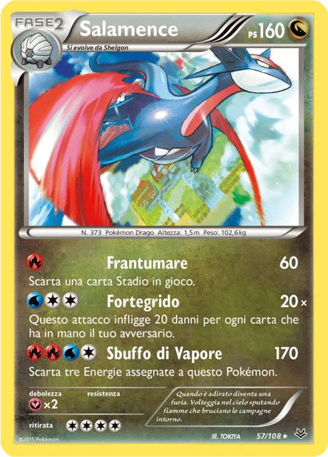 Salamence – Reverse Holo