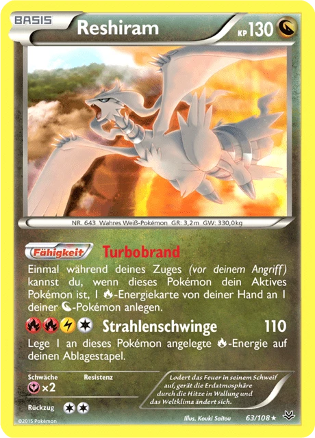 Reshiram – Reverse Holo