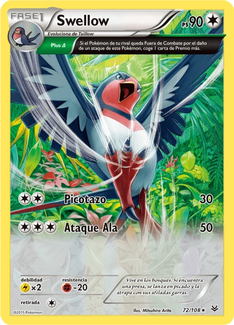 Swellow – Reverse Holo