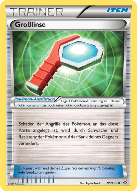 Großlinse – Reverse Holo