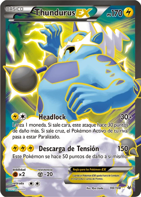 Thundurus-EX – Holo