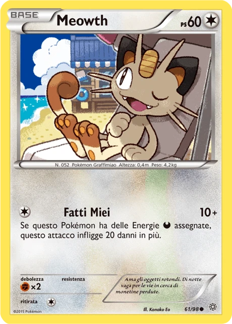 Meowth – Reverse Holo