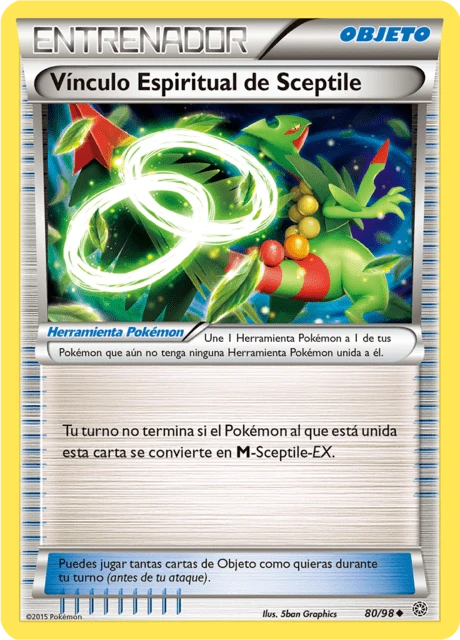 Vínculo Espiritual de Sceptile – Reverse Holo