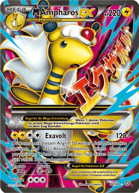 M-Ampharos-EX – Holo