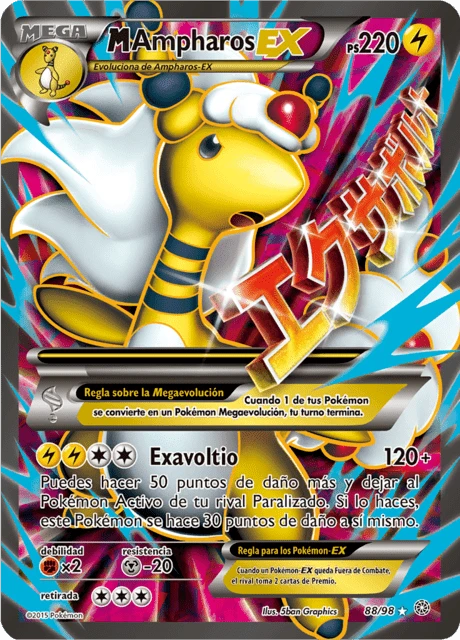 M-Ampharos-EX – Holo