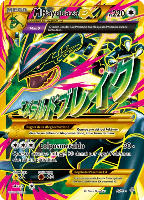 M Rayquaza-EX – Holo
