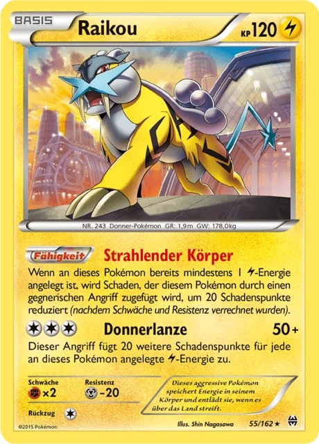 Raikou – Reverse Holo
