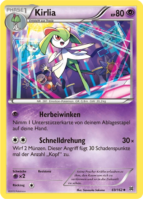 Kirlia – Reverse Holo