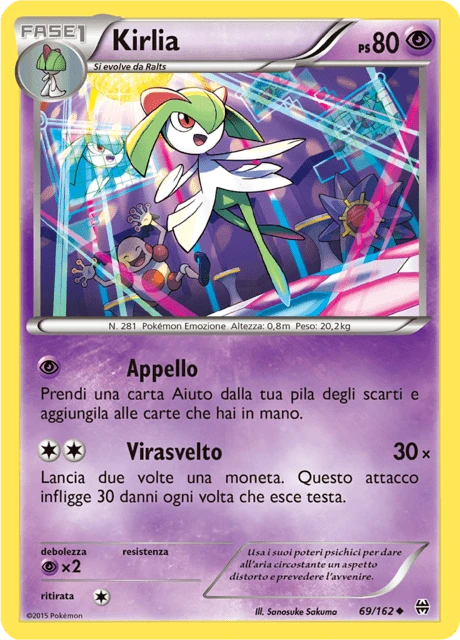 Kirlia – Reverse Holo