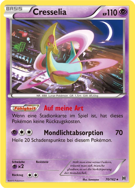 Cresselia – Reverse Holo
