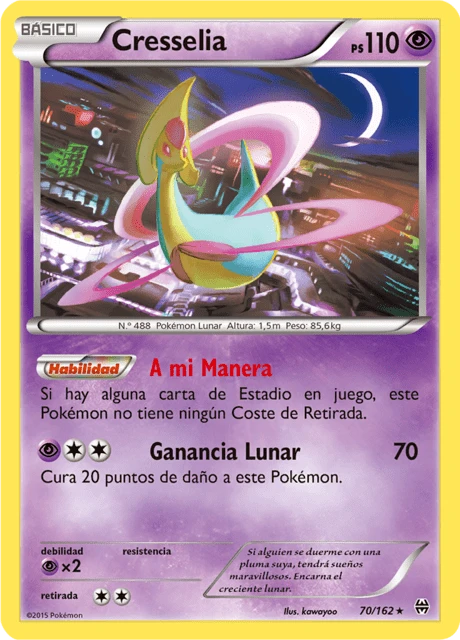 Cresselia – Reverse Holo