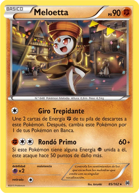 Meloetta – Reverse Holo