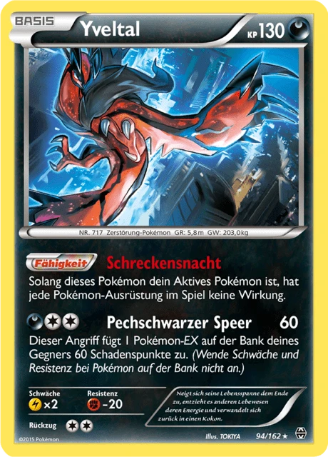 Yveltal – Reverse Holo