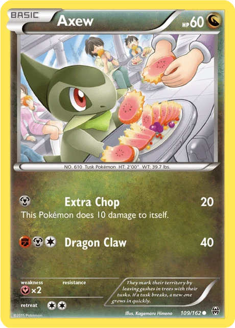 Axew – Reverse Holo