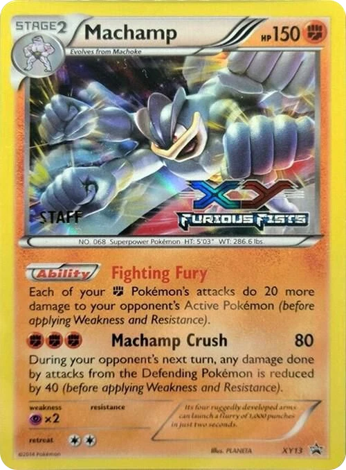 Machamp – Holo · Stamped