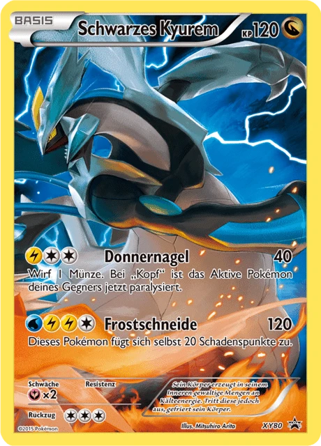 Schwarzes Kyurem – Holo