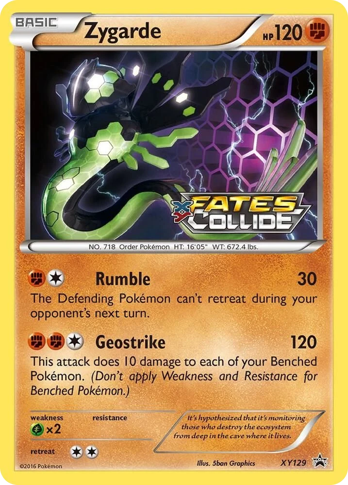 Zygarde – Holo · Stamped