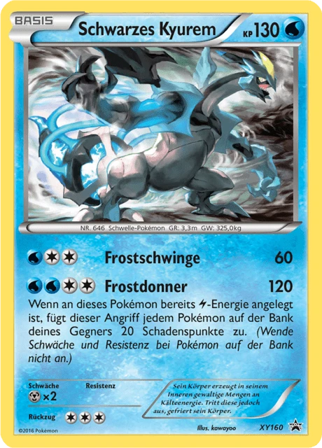 Schwarzes Kyurem – Holo